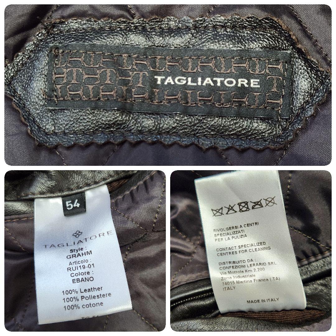 入手困難✨XXL相当 タリアトーレ ライダースジャケット ラムレザー 54