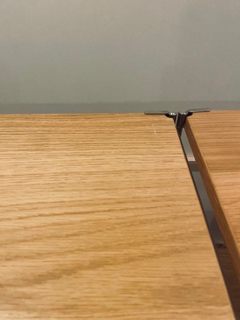 地震対策にも！無印良品 ステンレスユニットシェルフコーナー棚・中セット