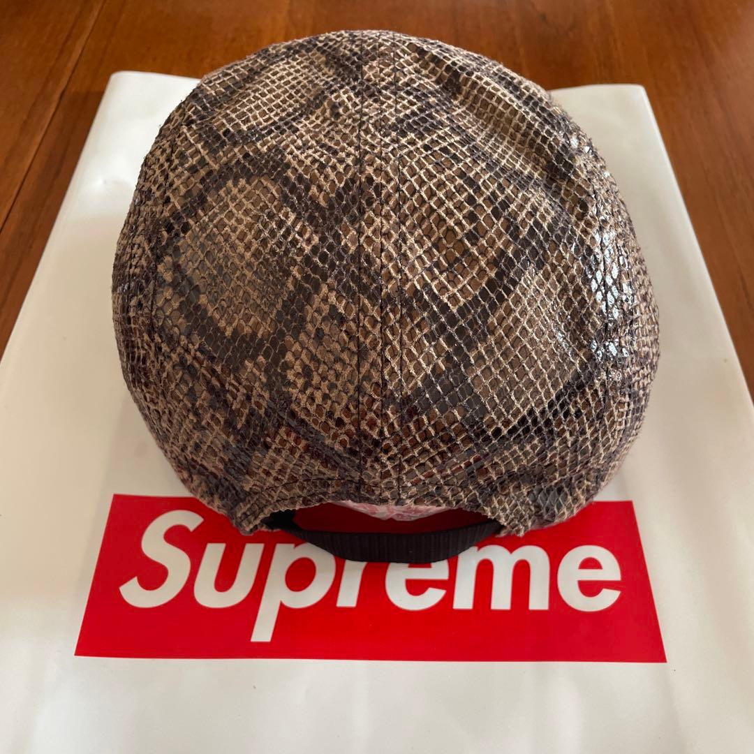 Supreme スネークスキン ワークキャップ