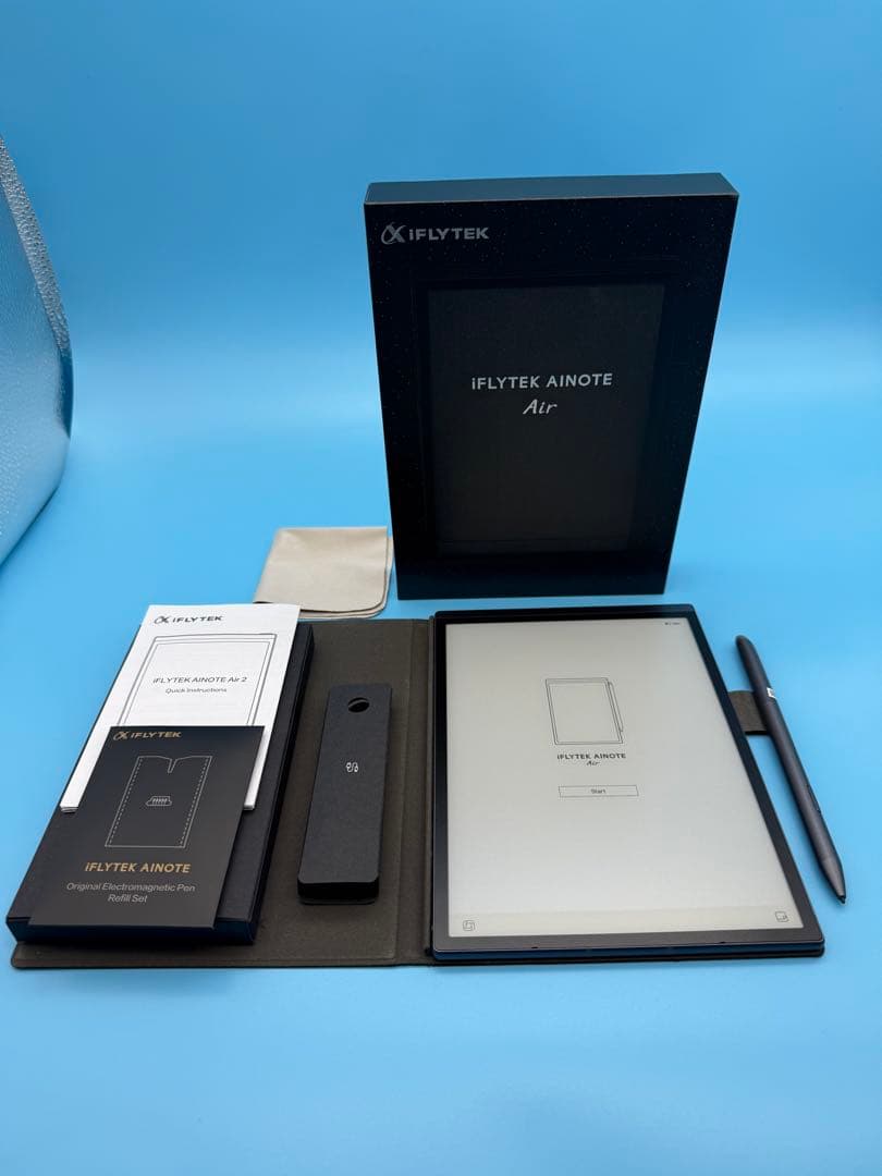 美品★iFLYTEK AINOTE Air 2＋純正カバー＋純正スタイラスペン
