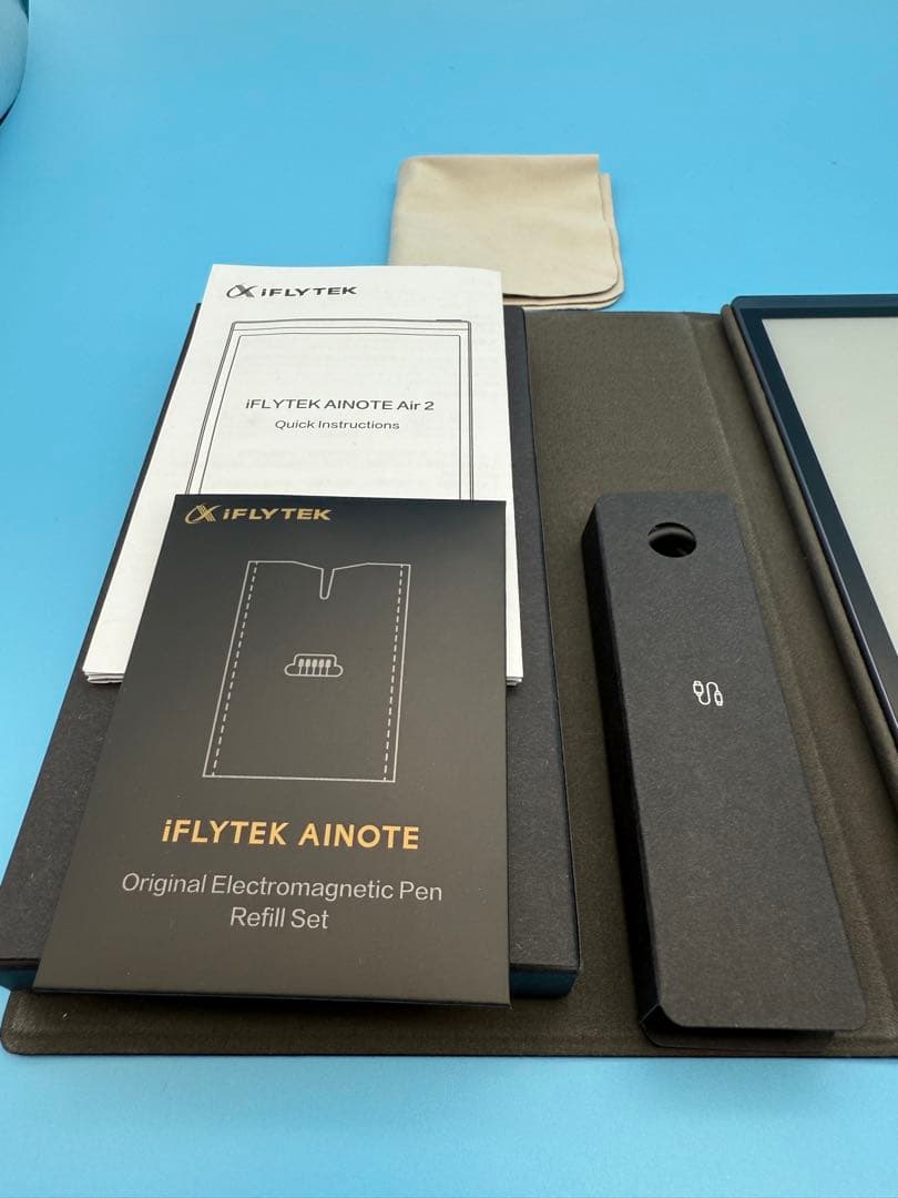 美品★iFLYTEK AINOTE Air 2＋純正カバー＋純正スタイラスペン