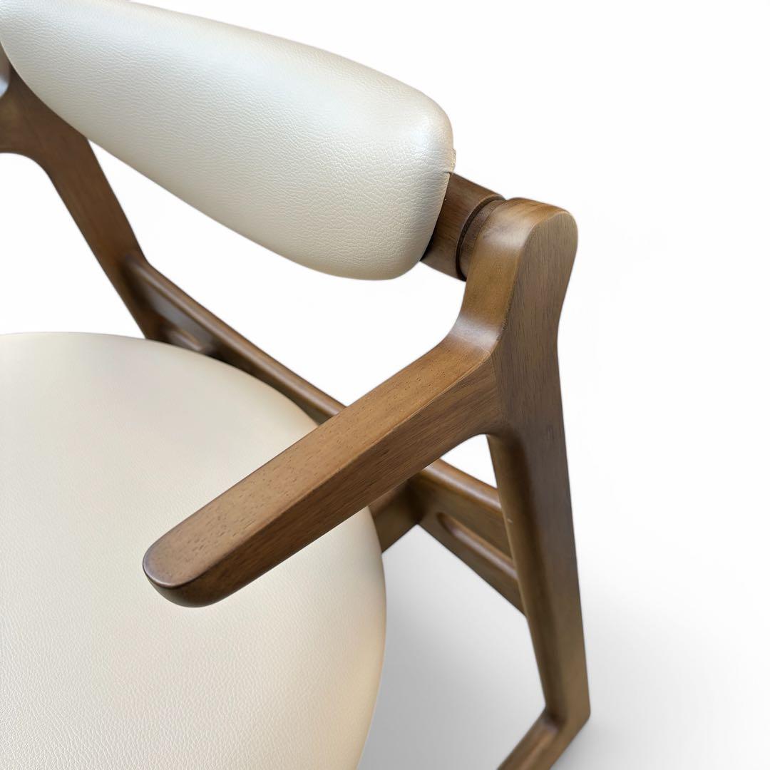 美品 低座椅子 キャスパーチェア CAチェア 400R-BE 天然木