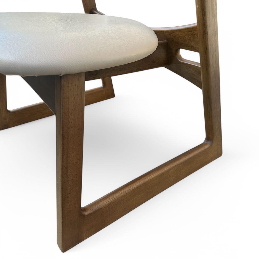 美品 低座椅子 キャスパーチェア CAチェア 400R-BE 天然木