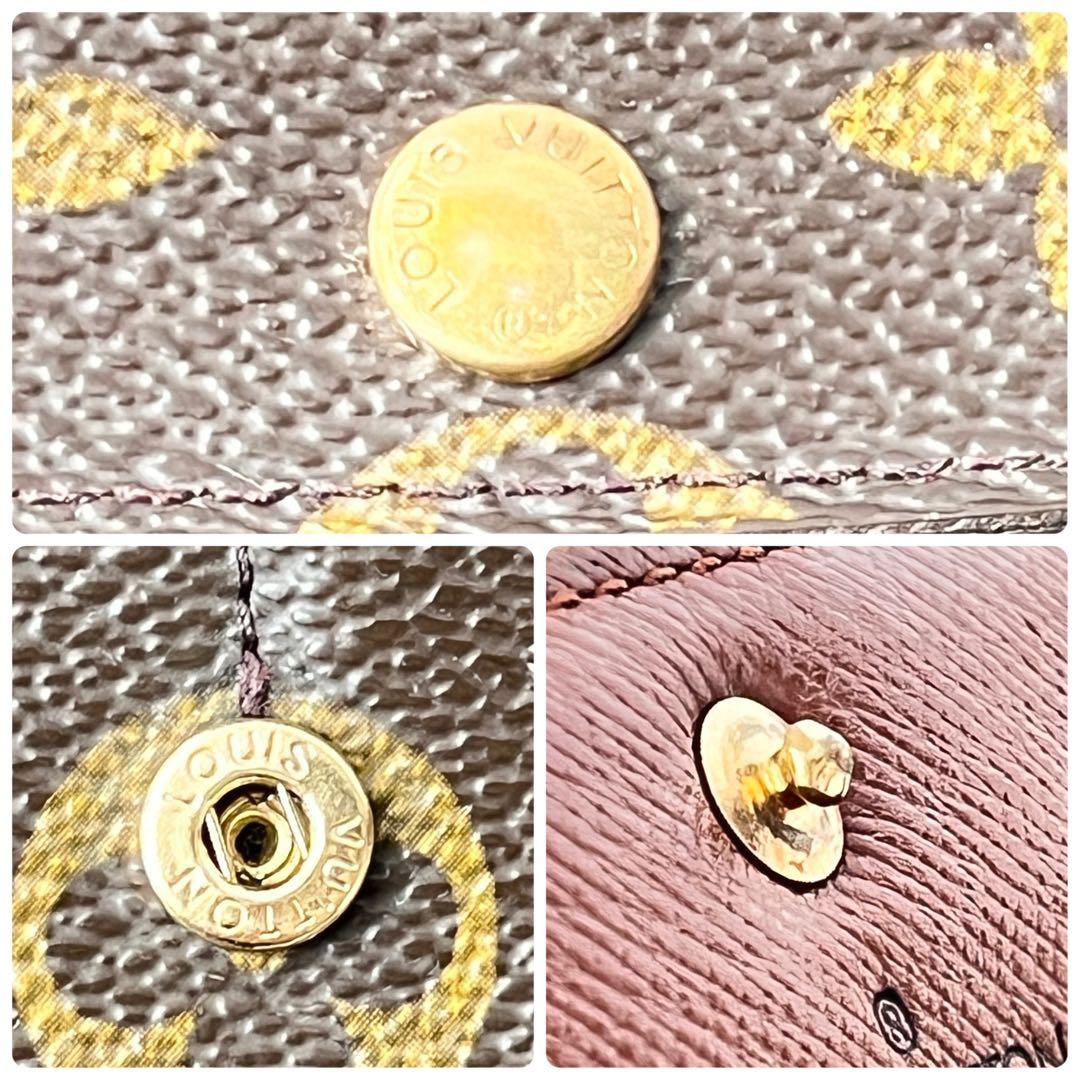 ルイヴィトン　ポルトモネクレディ　長財布　モノグラムキャンバス　ブラウン