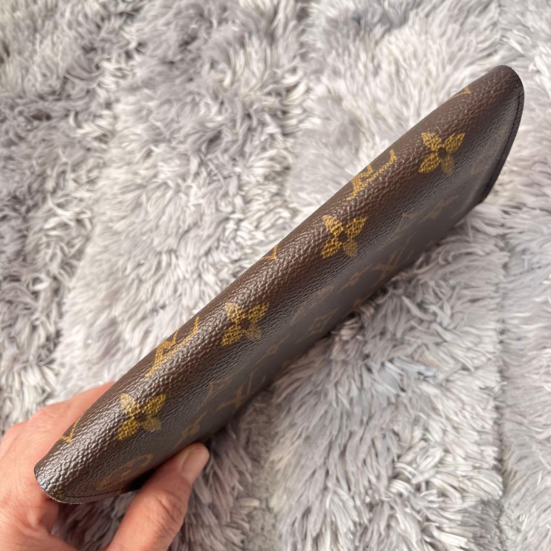 ルイヴィトン　ポルトモネクレディ　長財布　モノグラムキャンバス　ブラウン