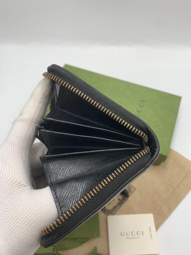 GUCCI グッチ キングスネーク 長財布 レザー ラウンドファスナー