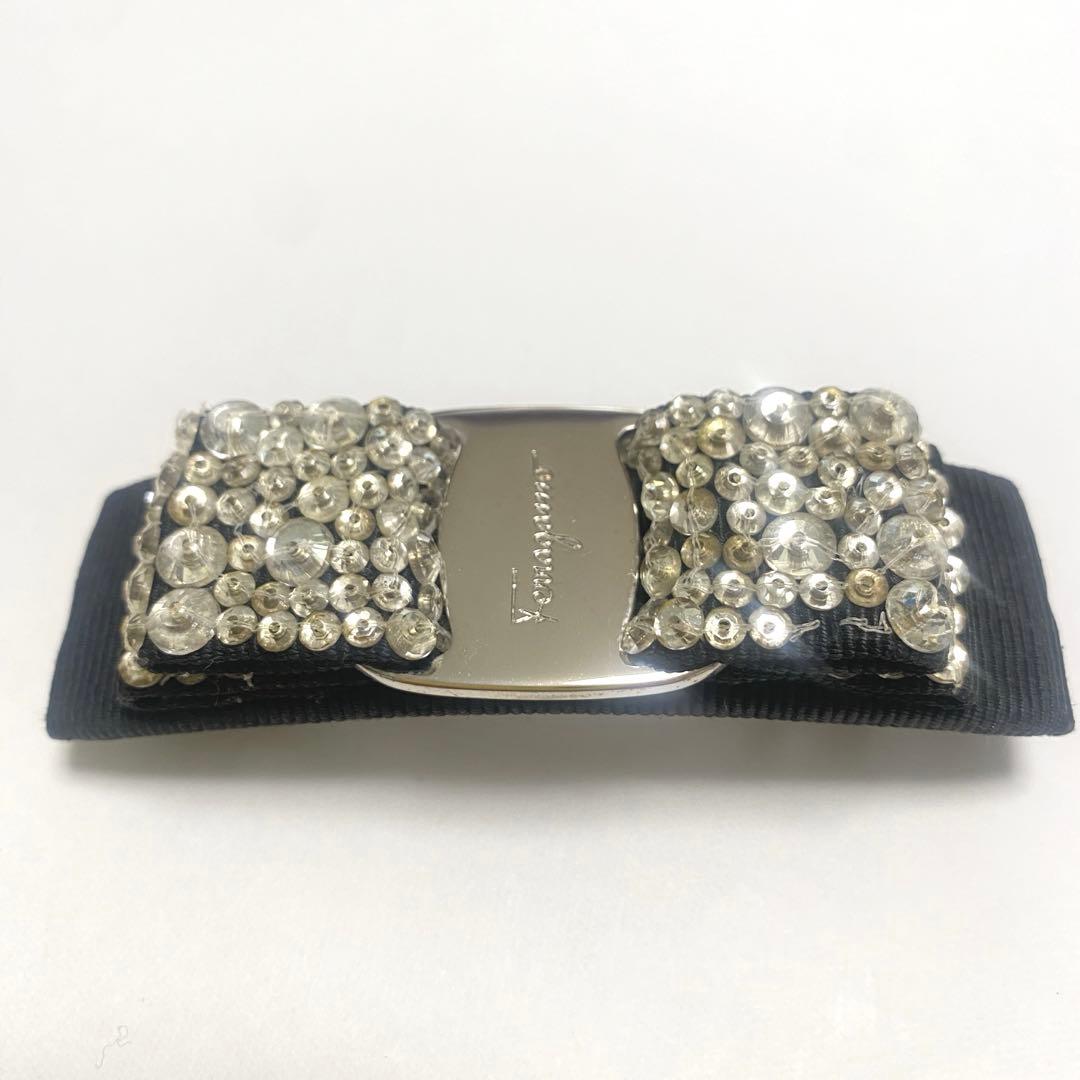 FERRAGAMO フェラガモ ヴァラ バレッタ ブラック