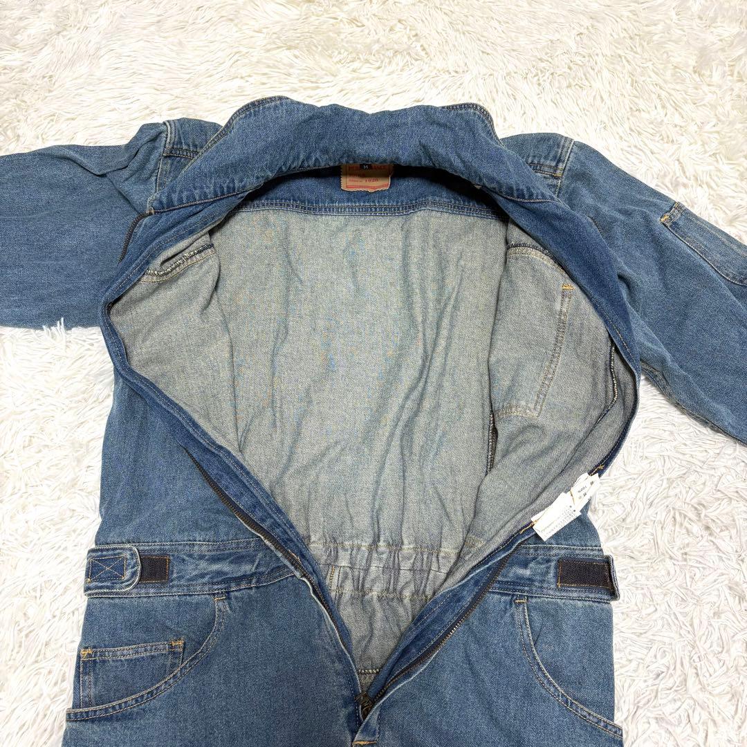 【美品/希少】スナップオン デニム ツナギ オーバーオール つなぎ M