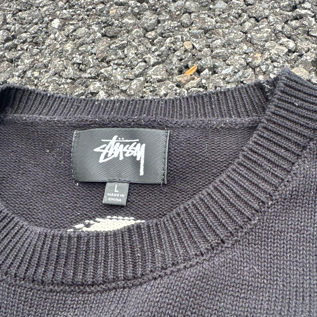 STUSSY Bent Crown Knit Sweater ニット セーター