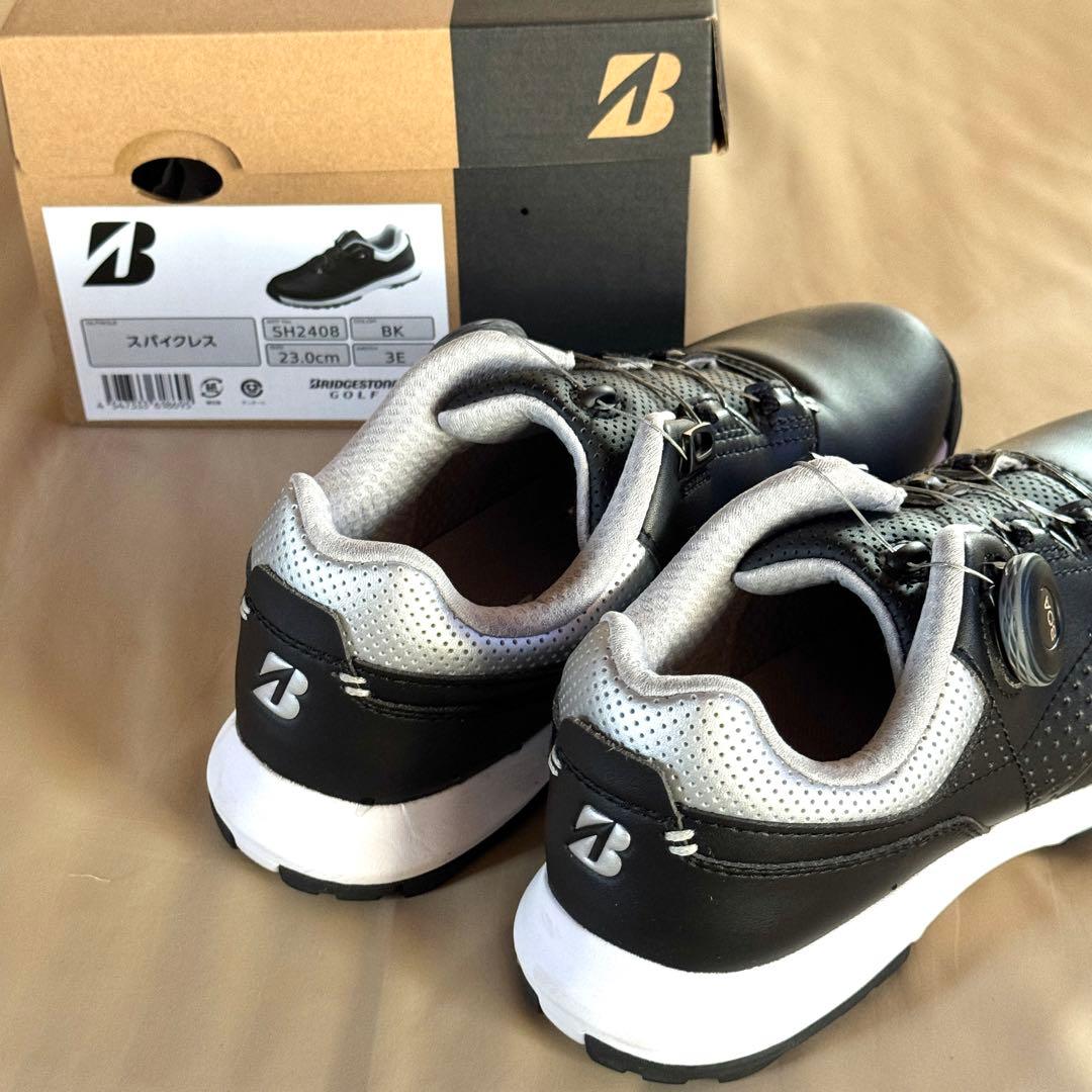 美品★ブリヂストン ゼロスパイク バイダーライト レディス ゴルフシューズ 23