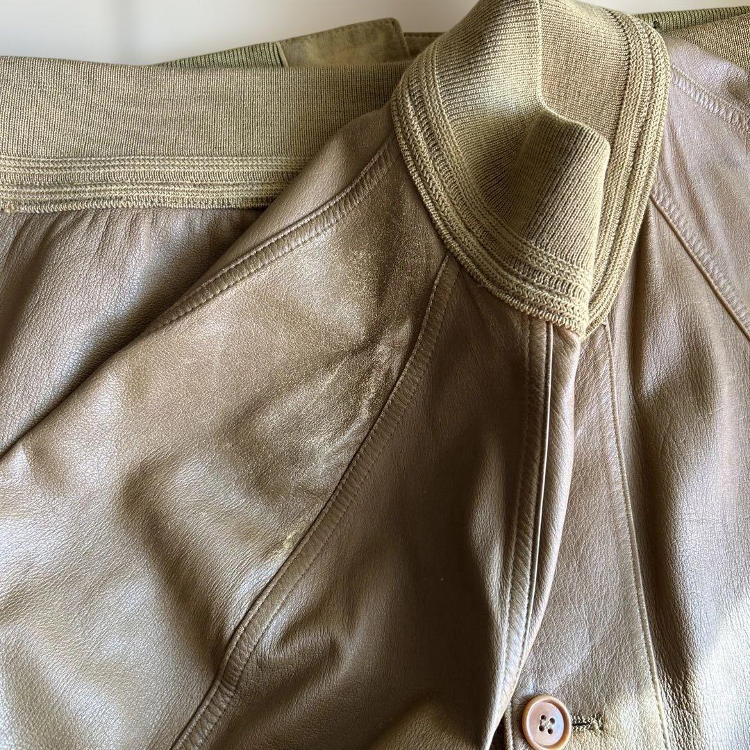 スエード&レザー　リバーシブル ジャケット　イタリア製