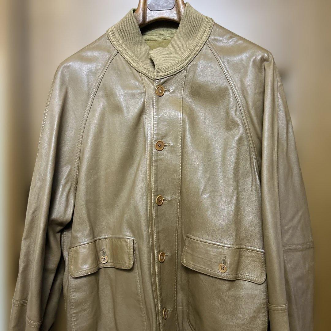スエード&レザー　リバーシブル ジャケット　イタリア製