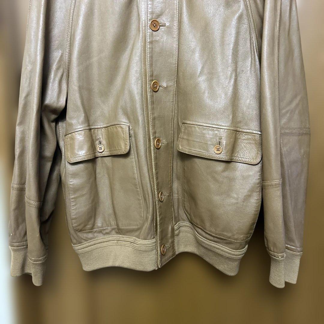 スエード&レザー　リバーシブル ジャケット　イタリア製