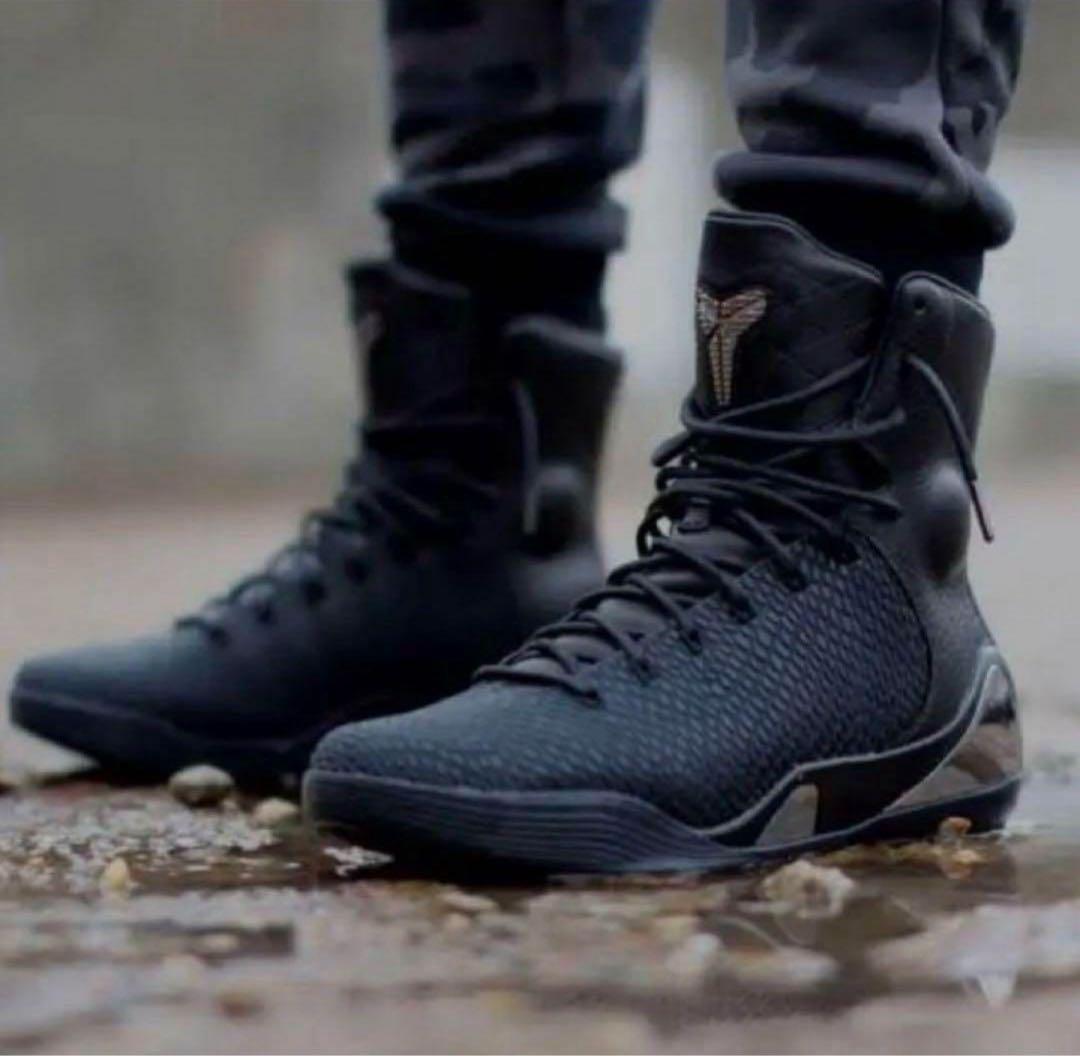ゆ*ち様 NIKE KOBE 9 HIGH KRM EXT BLACK MAMB