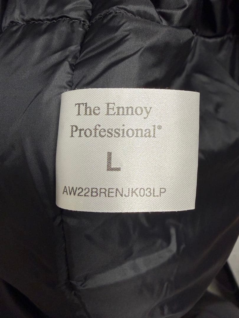 ENNOY エンノイ　中綿シャカシャカ　セットアップ　ネイビー　L