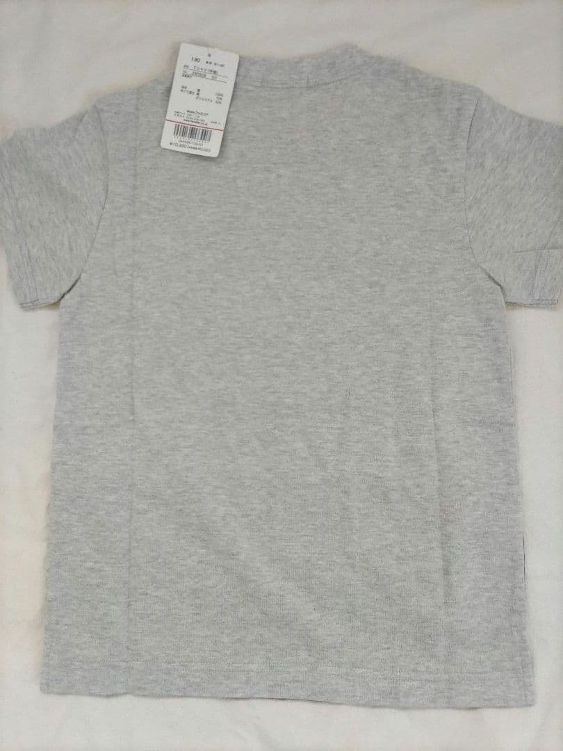 新品　ファミリアチェック　半袖シャツ　130