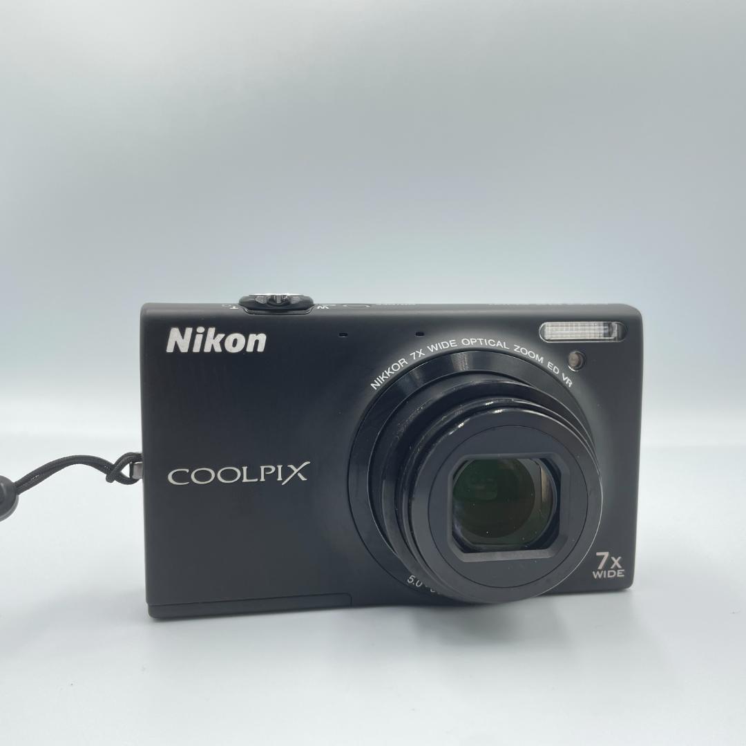 【動作品・転送特典無料あり】Nikon coolpix S6100 BLACK