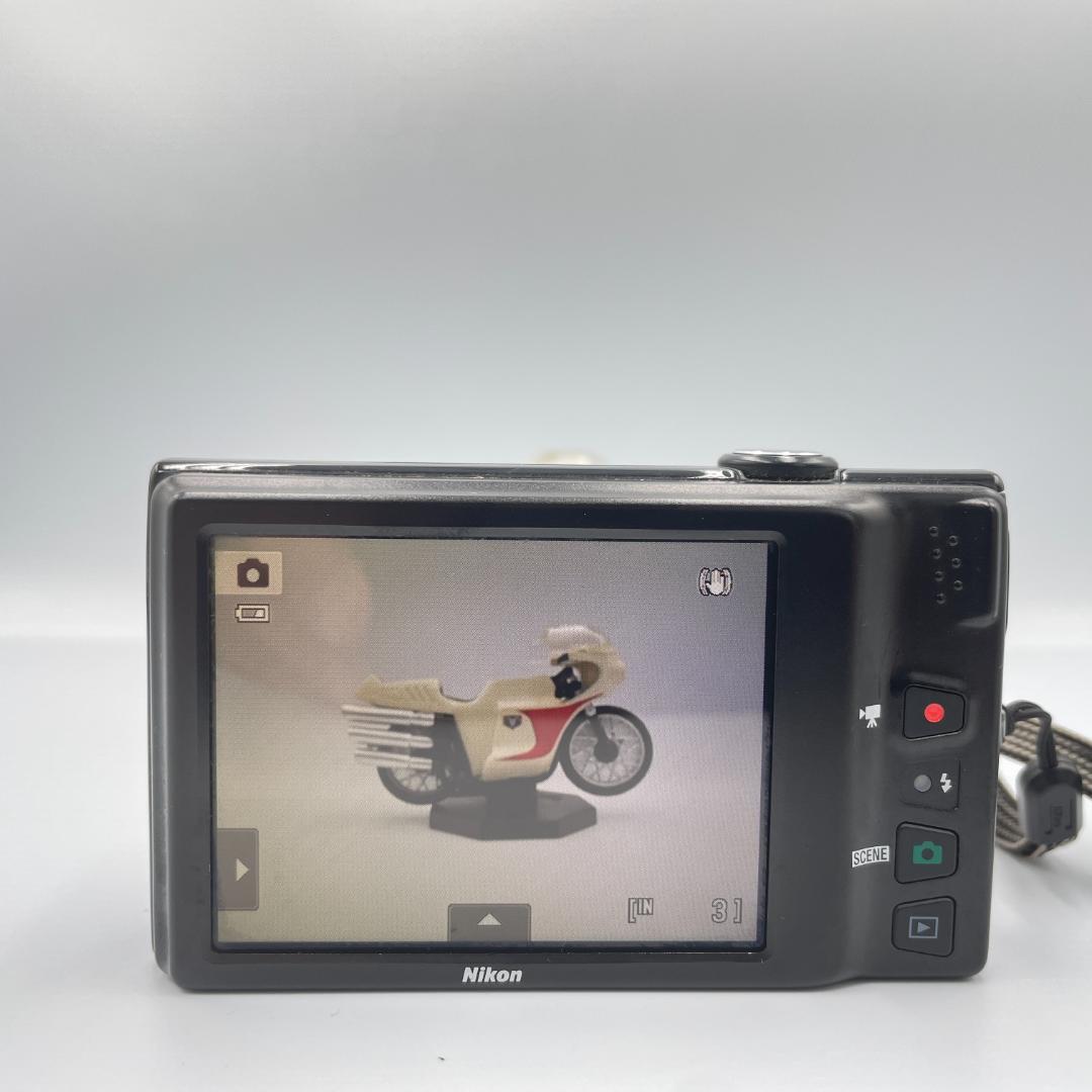 【動作品・転送特典無料あり】Nikon coolpix S6100 BLACK