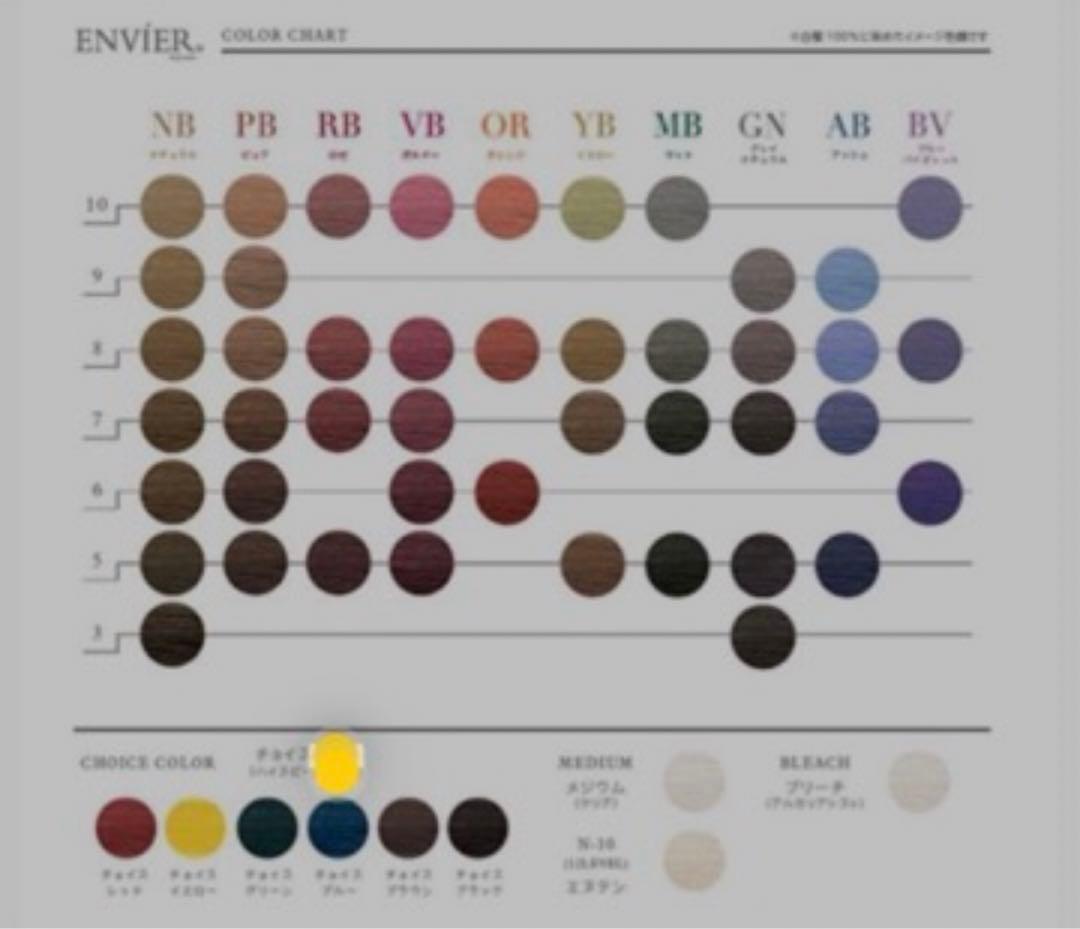 ようこ⭐︎アンヴィエヘアカラー剤VB-5 ４８本と様々な色味４７本