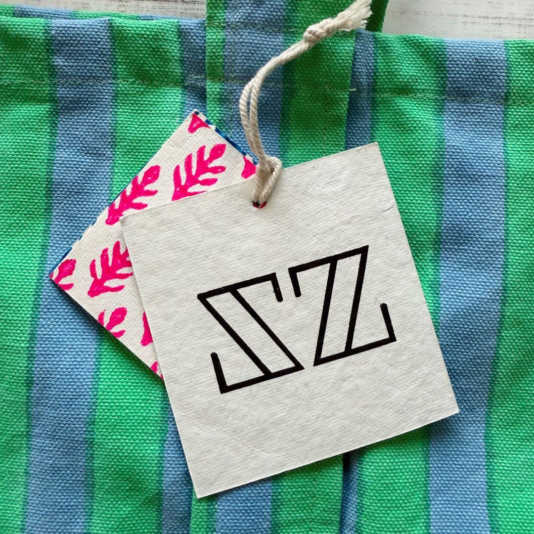 ひらき　SZ Blockprints × Ron Hatman トート