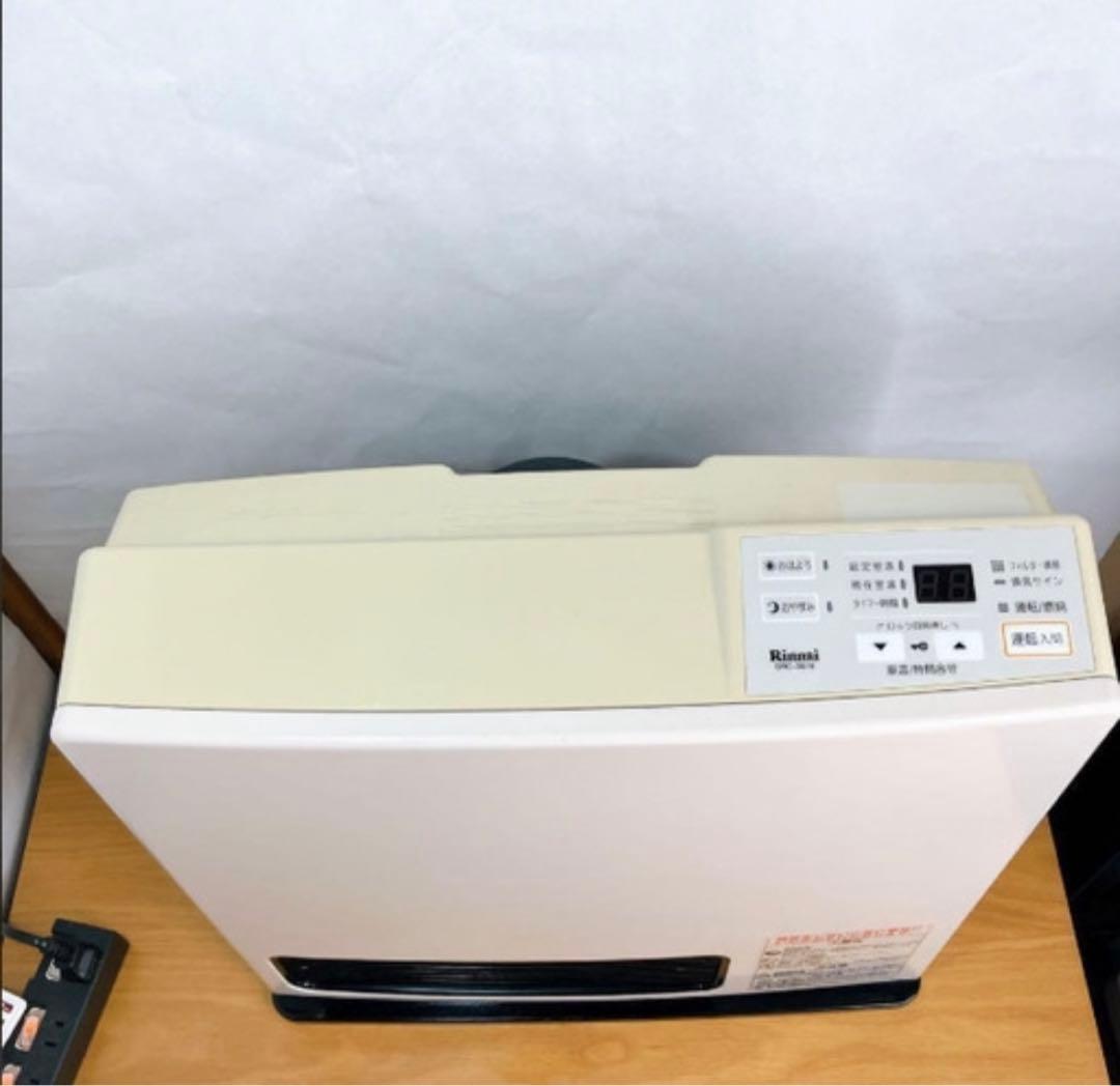 美品　リンナイ　LP プロパンガス仕様　 ガスファンヒータ　SRC-361E-2