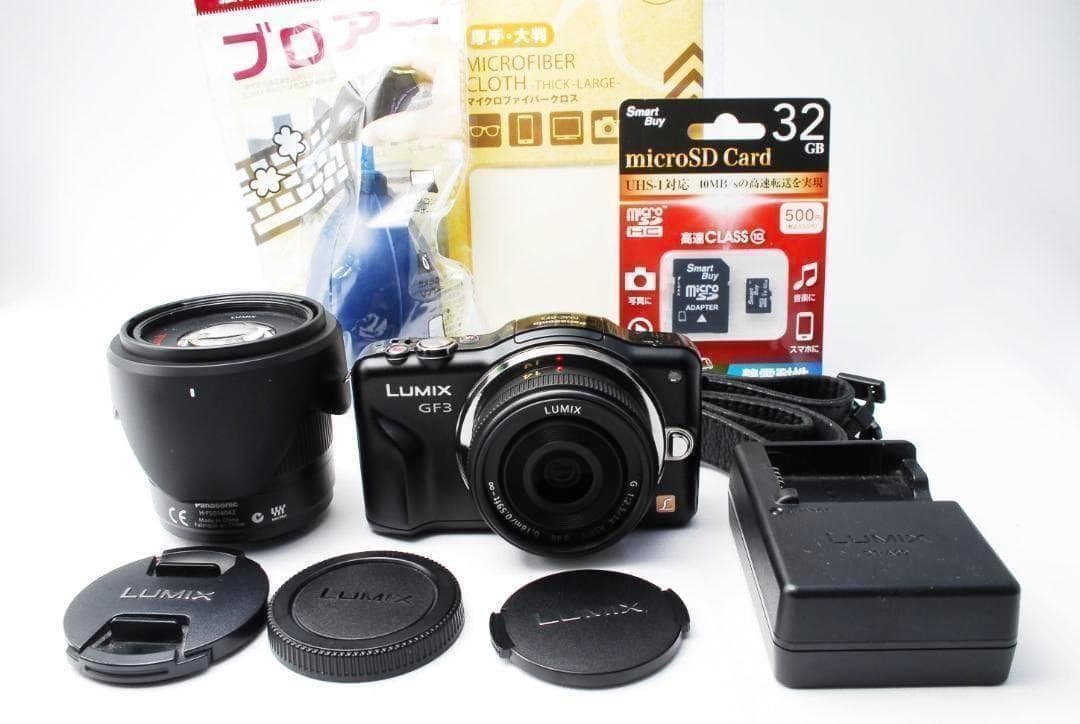 ミラーレス一眼♥LUMIX GF3 ダブルレンズセット カメラ初心者に☆