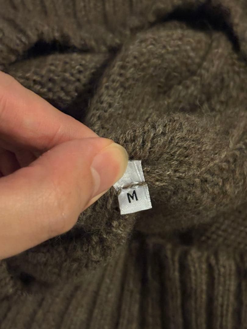 トップス DE BONNE FACTURE JERSEY TURTLE NECK KNIT