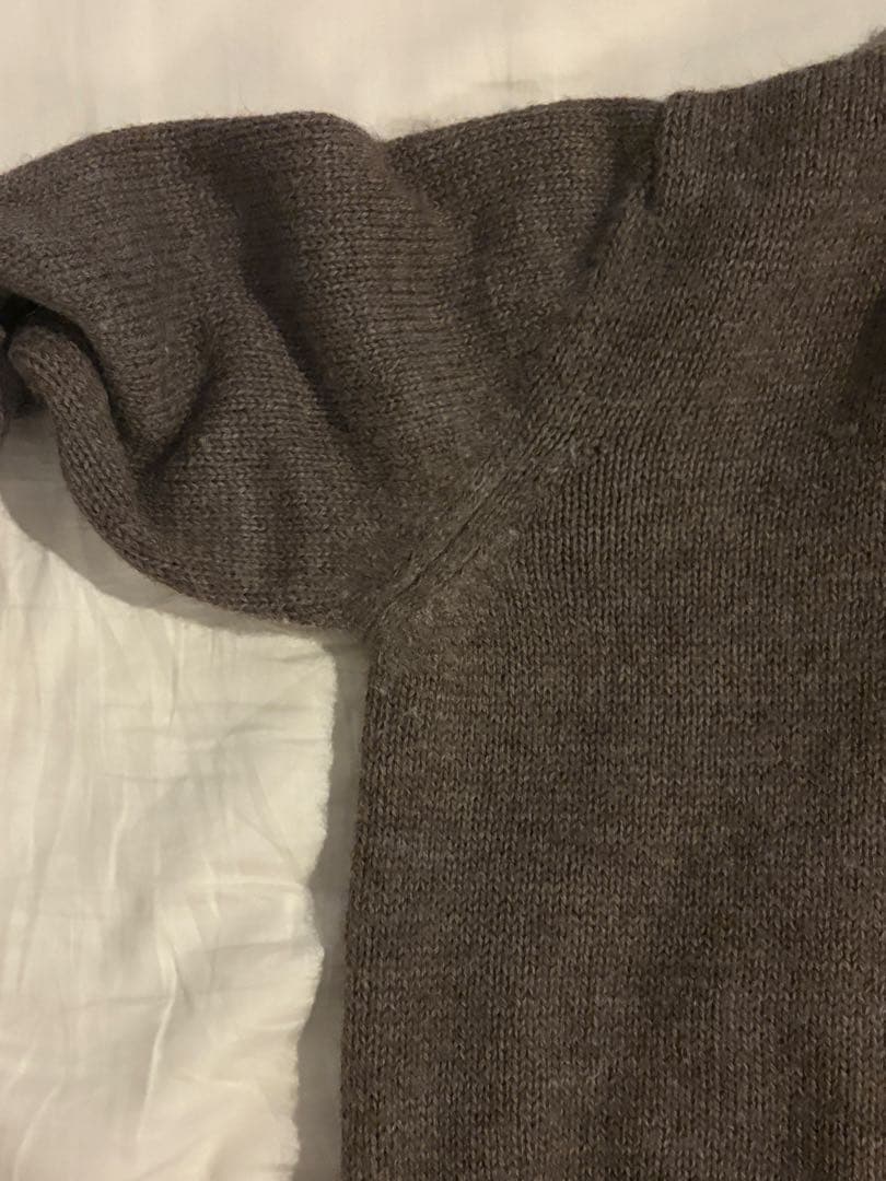 トップス DE BONNE FACTURE JERSEY TURTLE NECK KNIT