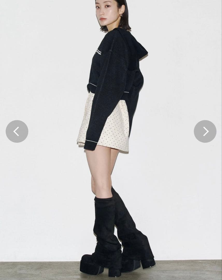 EMODA ブラック ロングブーツ