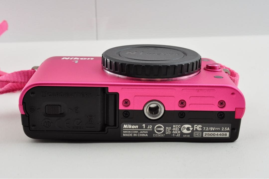 【ショット数4066回 / 美品】 Nikon 1 J2 ピンク ミラーレス