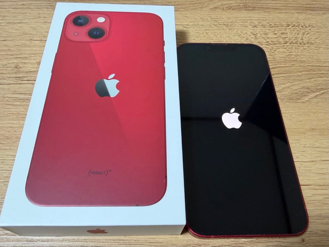 iPhone13 Red 128GB バッテリー86%