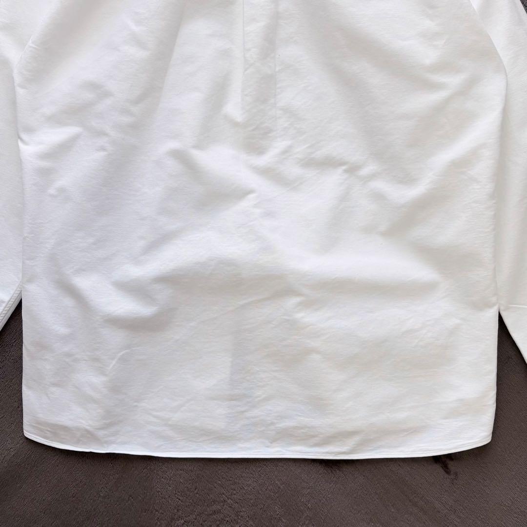 大きいサイズ42✨メゾンキツネ オックスフォードシャツ ボタンダウン ホワイト