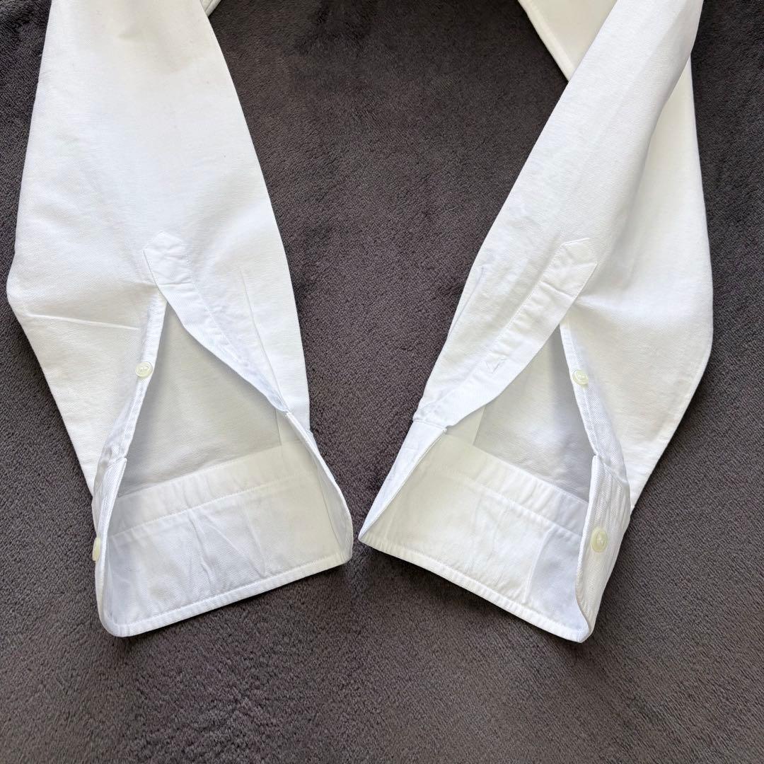 大きいサイズ42✨メゾンキツネ オックスフォードシャツ ボタンダウン ホワイト