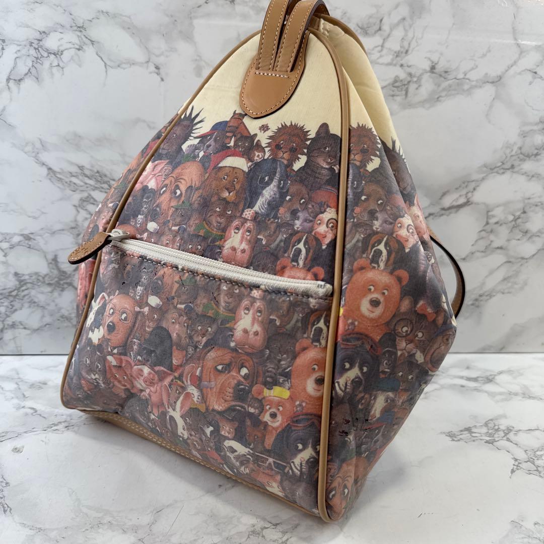 ほぼ未使用品 KUNIO COLLECTION クニオコレクション 犬 リュック