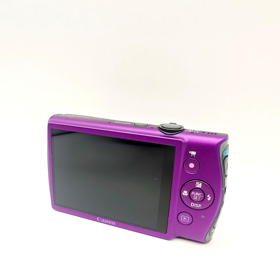 美品　人気色　Canon IXY 600F パープル　ガラスコーティング済