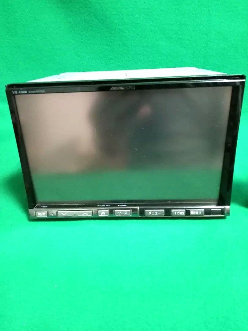 アルパイン8型ナビと9型モニター動作品セット（リヤカメラ付き）