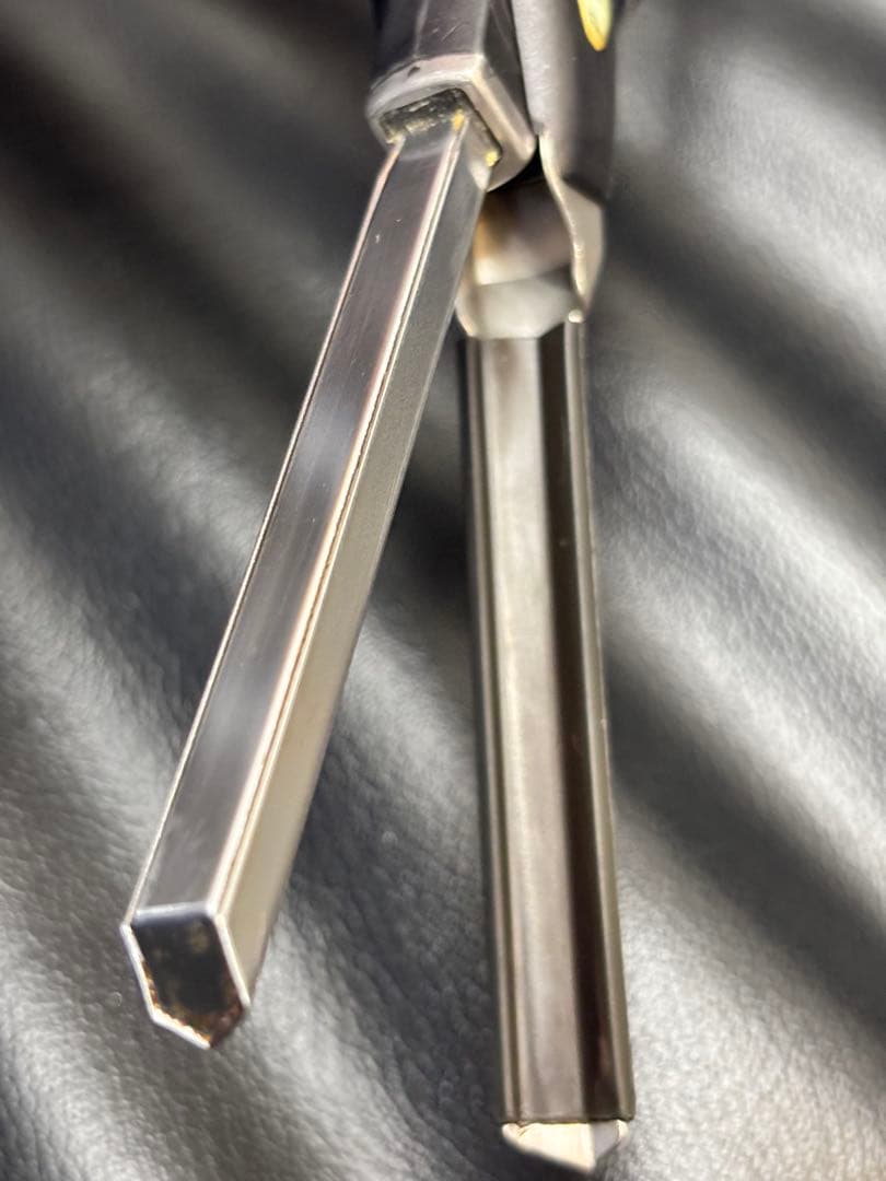 超美品　LENZ F-8Gレンツアイロン 5角8㎜　コード無し　理容アイロン