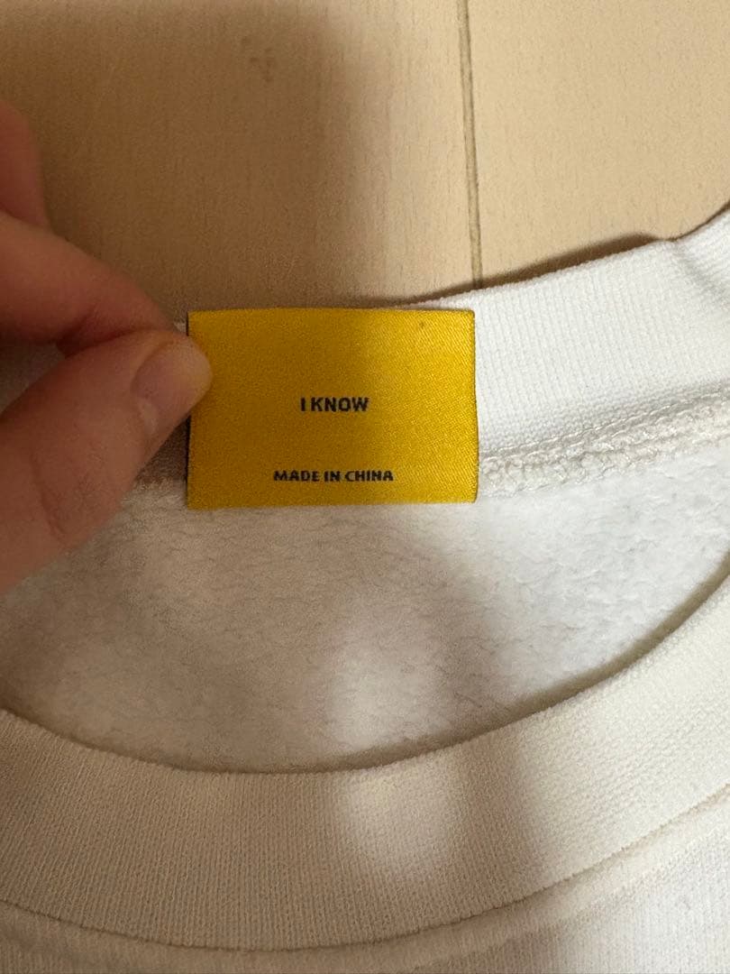 Dime ホワイト トレーナー M