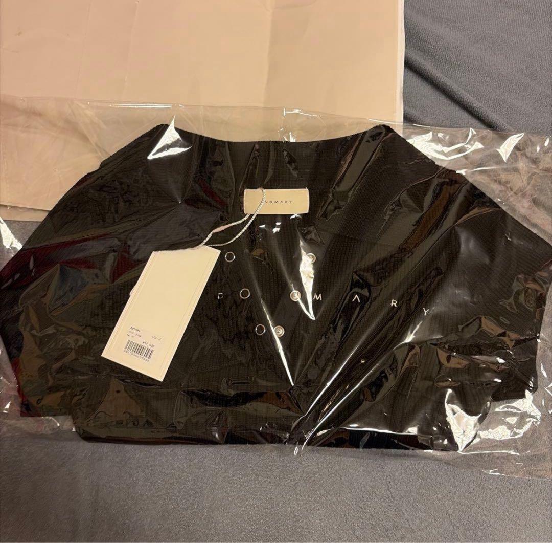 トップス andmary Lindsay logo tops black