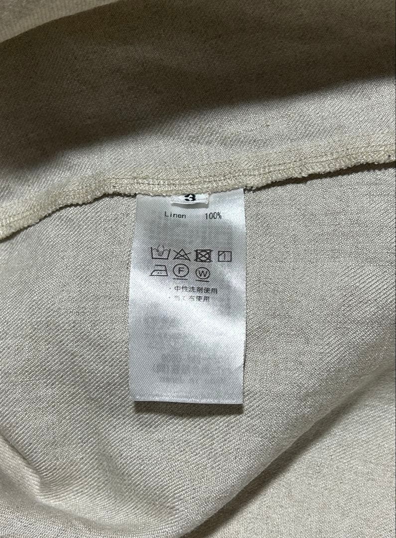 wafu. プレミアムリネン・薄地／丸首インナートップス／ＬＬ