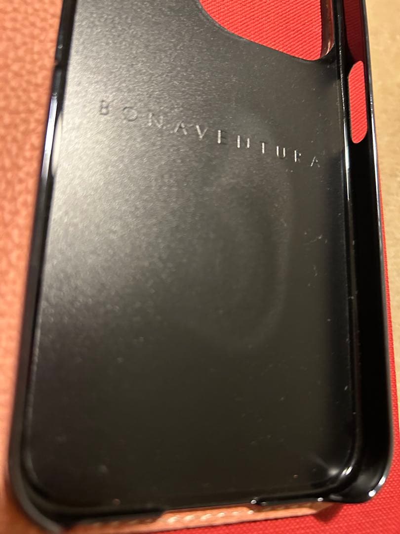 ボナベンチュラ　iphone15Proケースグレージュ✖️コーラル