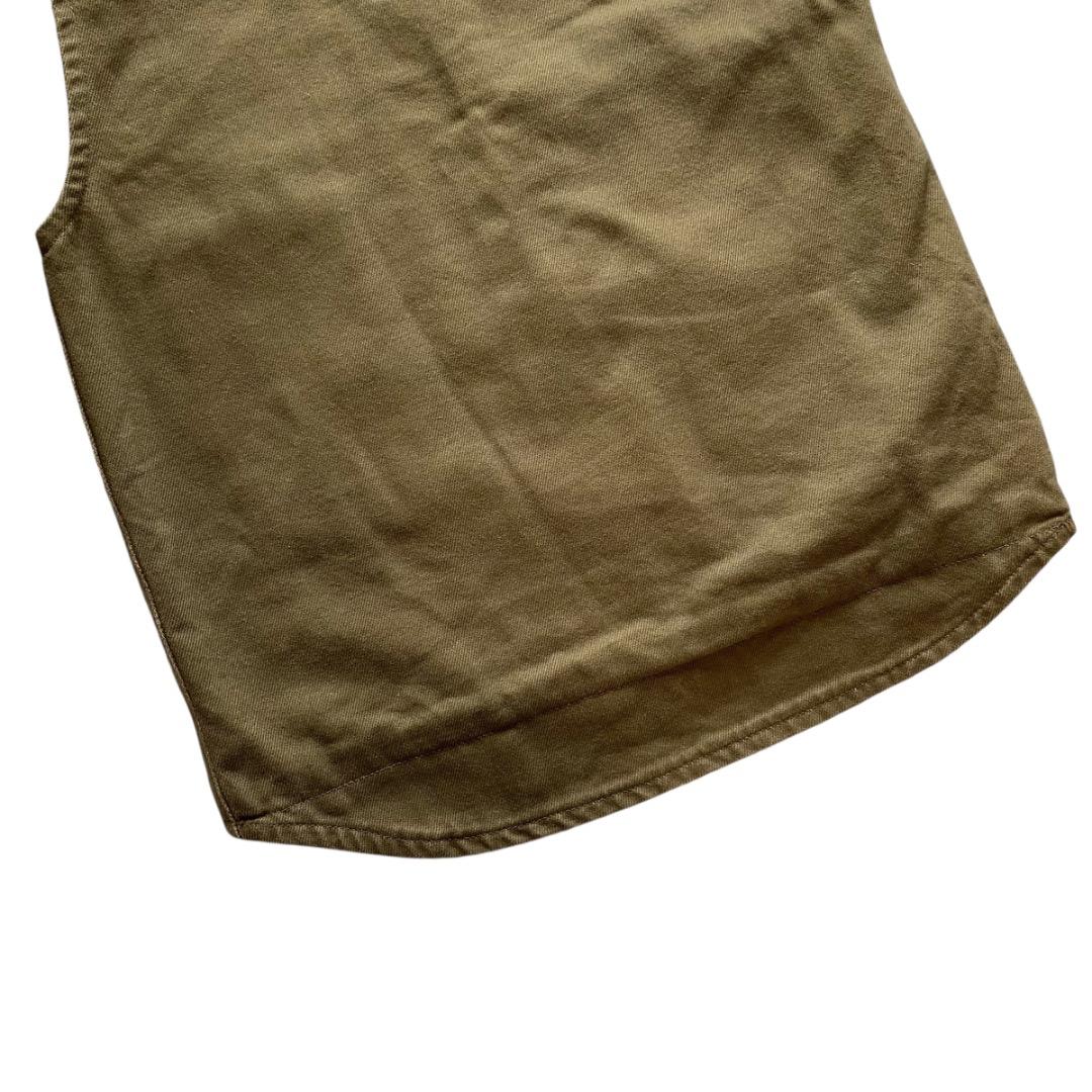 トップス carhartt canvas fleece lined work vest