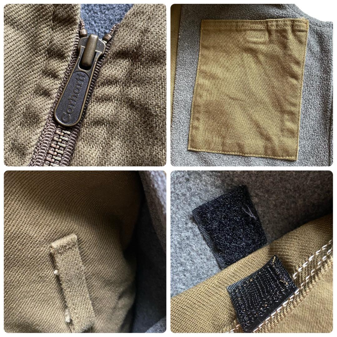 トップス carhartt canvas fleece lined work vest