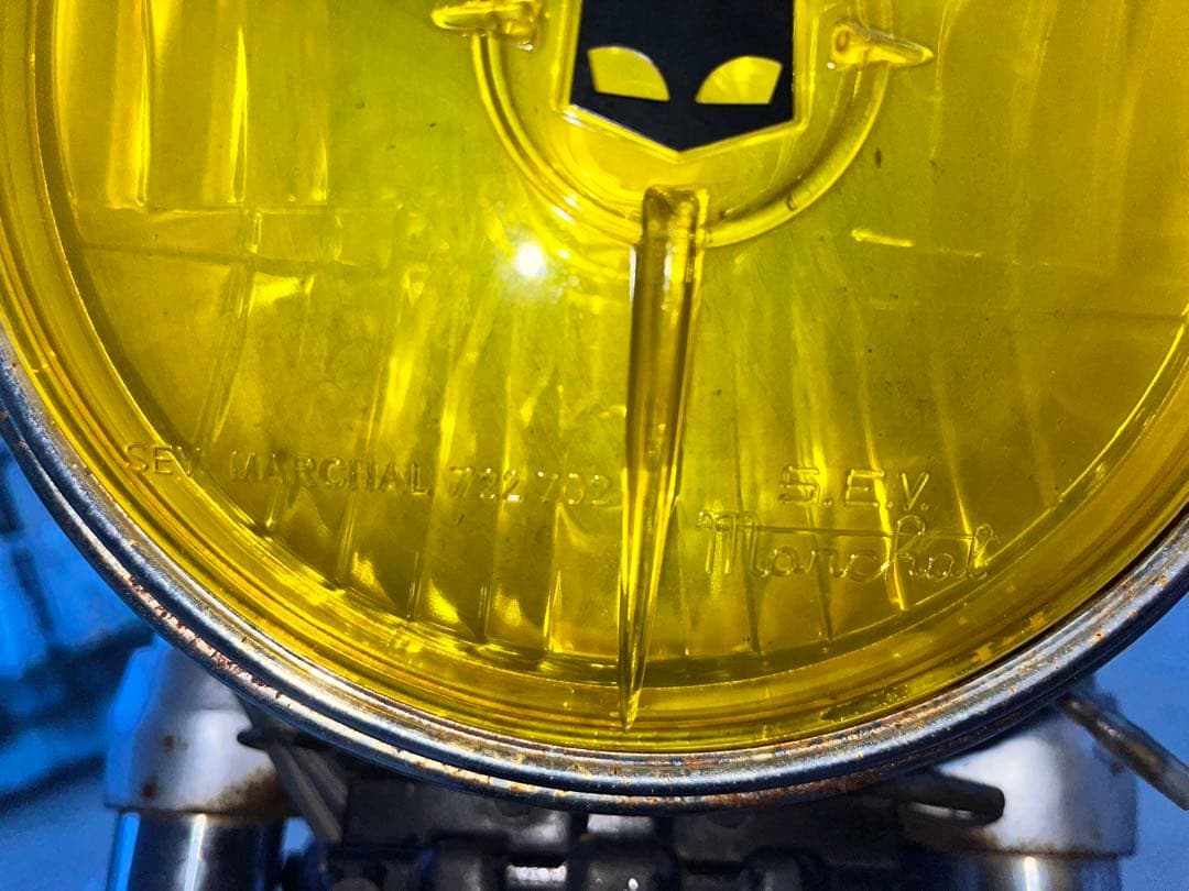 【希少】マーシャル 889 イエロー 180π ヘッドライト ゼファー400