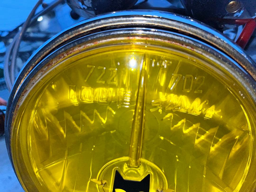 【希少】マーシャル 889 イエロー 180π ヘッドライト ゼファー400