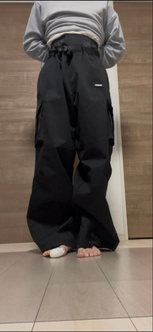 HIMANI スノーボードウェア オーバーサイズ カーゴパンツ snj-405