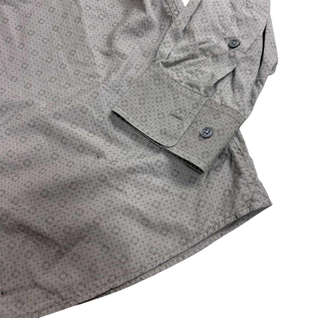 美品☆ LUIS VUITTON ルイヴィトン 長袖シャツ モノグラムシャツ