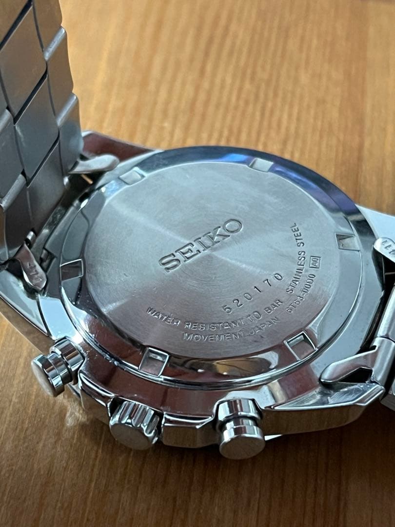 SEIKO クロノグラフ SSB031 (6T63-00D0)