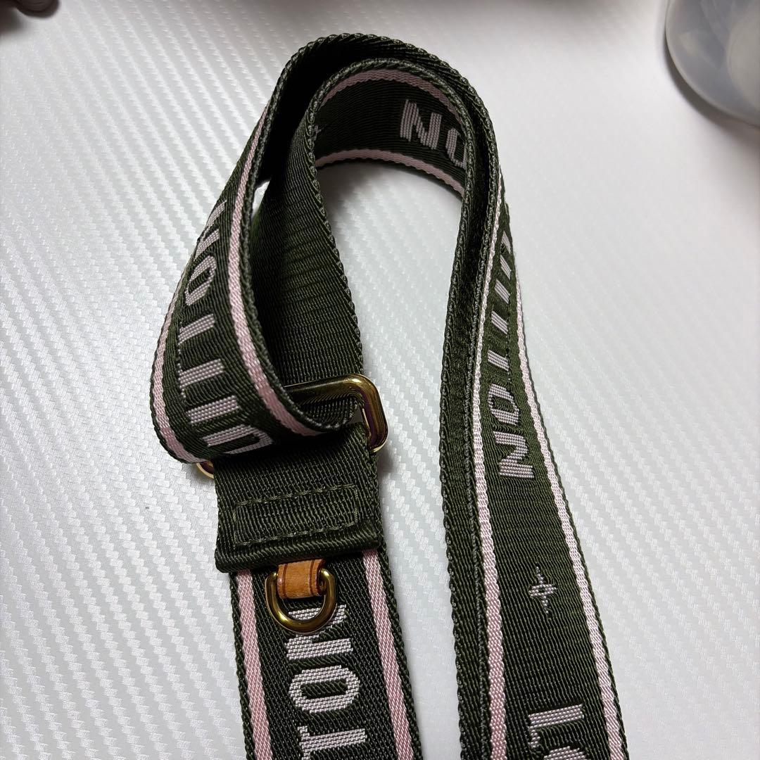 ヴィトン ストラップ ショルダー グリーン ピンク