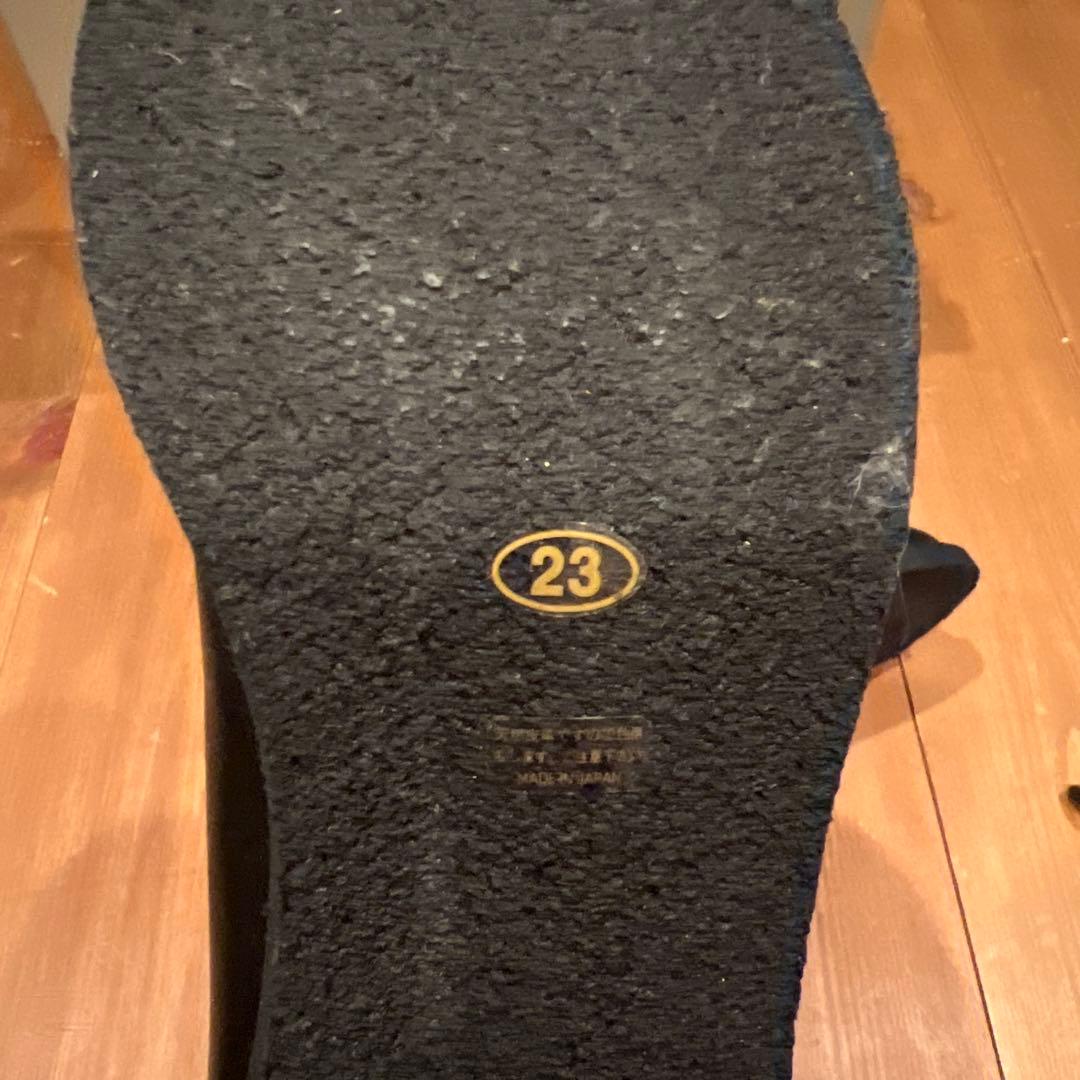 MARGARET HOWELL idea/サイドゴアブーツ/size23/黒